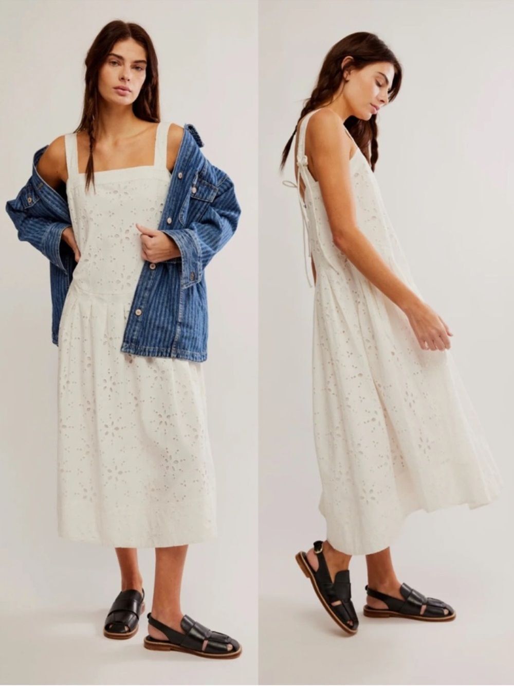 Free People Primavera Cotton
Eyelet Midi Sundress $168